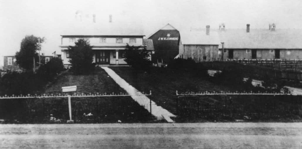 Kleinhenz farm in St. Rose, Ohio, circa 1918